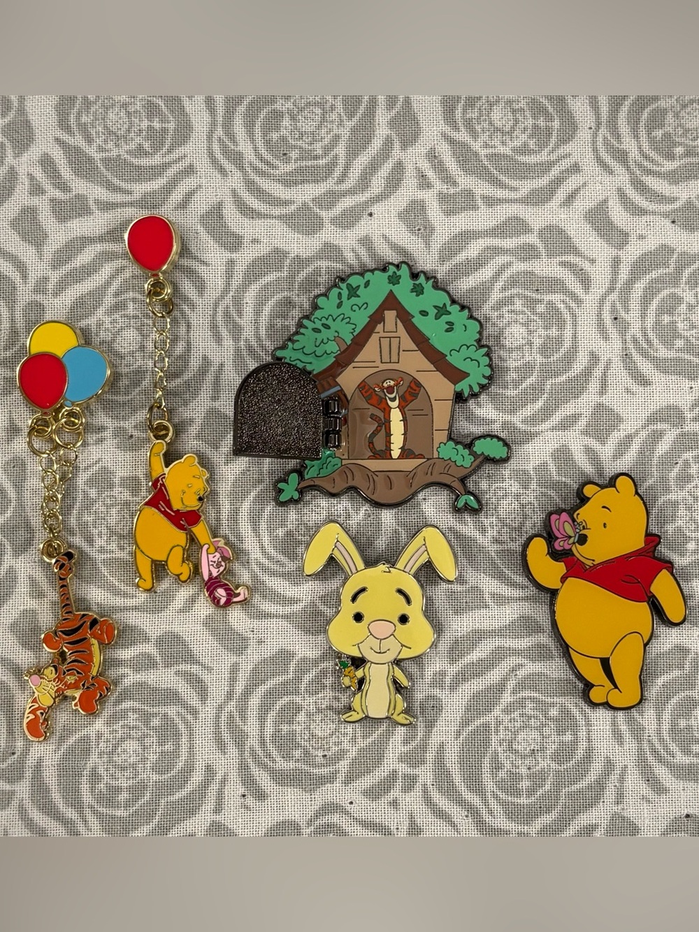 Disney Winnie the Pooh & Friends enamel pin lot - Loungefly x Lunchbox